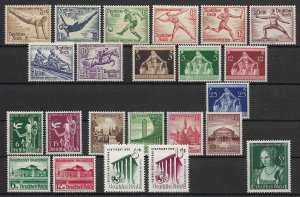 German Empire: Lot Mint Sets Third Reich