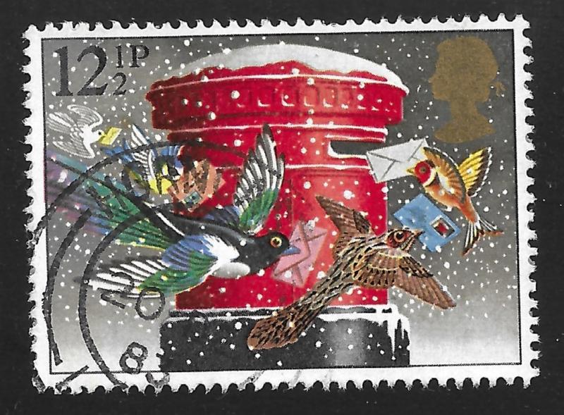 Great Britian #1035 12 1/2p Christmas - Birds Mailing Cards