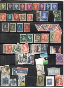 NETHERLANDS & COLONIES COLLECTION ON STOCK SHEET MINT/USED