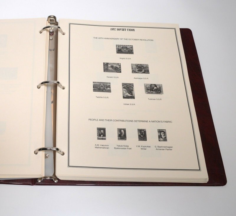 USSR Soviet Union Collection Binder 1944-1966 Album Pages RUSSIA Mystic