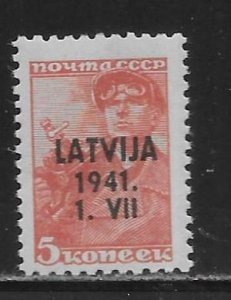 Latvia 1N14 5k German Occupation single MNH