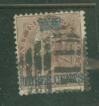 Straits Settlements #3 Used Single