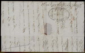 Batavia 1846 Dutch Indies Boston Forwarding Agent Thwing Cover Transatlant 92140