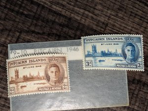 Pitcairn #9-10 MNH