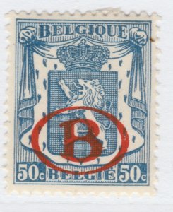 Belgium Official 1941 50c MH* Stamp A25P60F21002-