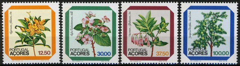 Azores 1983, Flowers set VF MNH, Mi 358-61 cat 5€