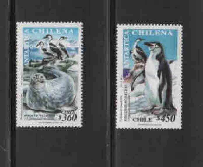 CHILE #1283-1284  1999  CHILEAN ANTARCTICA      MINT VF NH  O.G