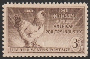 SC# 968 - (3c) - Centenary Amer. Poultry Industry - Used Single