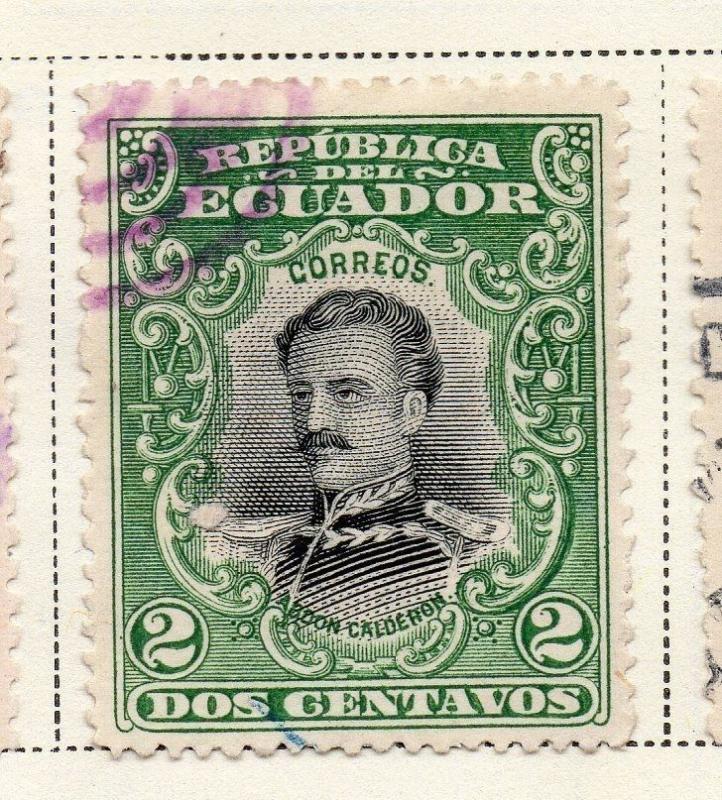 Ecuador 1901 Early Issue Fine Used 2c. 145617