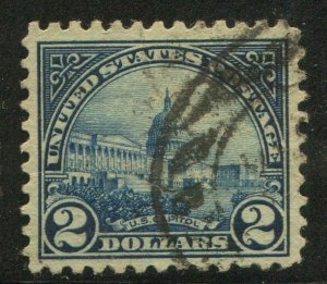 572 $2 Capitol Used  VF