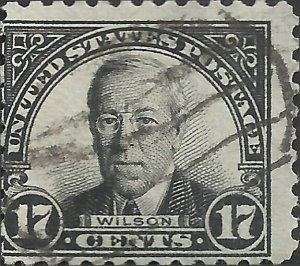 # 623 Used Black Woodrow Wilson