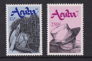 Aruba  #73-74  MNH  1991    Traditional Crafts