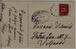 Estonia used card 25.3.32 Tallinn-Parnu