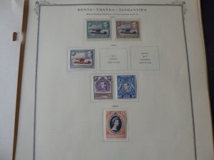 Kenya and KUT 1921-1969 Stamp Collection on Scott Specialty Album Pages