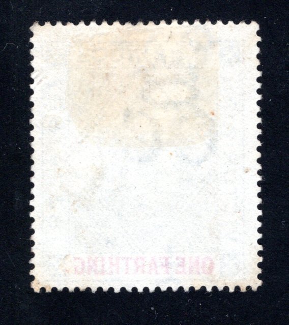 Barbados #81  F/VF, Unused,  CV $11.00 .... 0480055