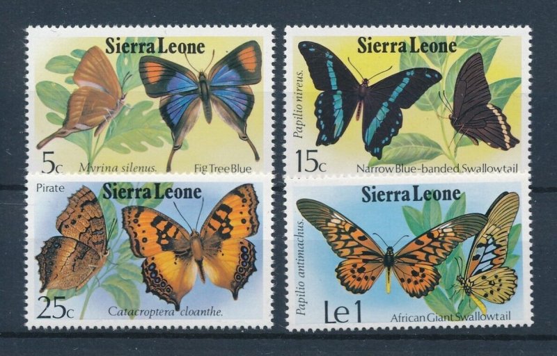 [119026] Sierra Leone 1979 Insects butterflies schmetterlingen papillons  MNH