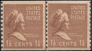 840 Mint,OG,NH... Line Pair... SCV $1.50