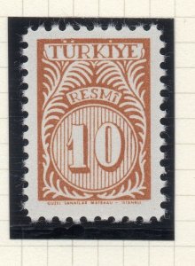 Turkey 1957 Early Issue Fine Mint Hinged 10p. NW-17674