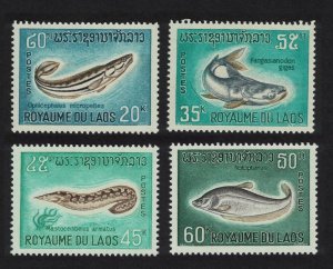 Laos Fish 4v 1967 MNH SG#211-214