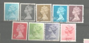 Great Britain Scott#  M H 22,24,41,60,61-66, 74