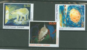 Greenland #560-562 Mint (NH) Single (Complete Set) (Art)