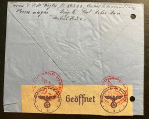 1940s Dehra Dun India POW Prisoner Of War Camp Cover to Heidenheim Germany