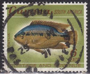 Guyana 43 Two-Spotted Cichlid 1968