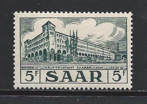  Saar Sc # 236 mint  lightly hinged 