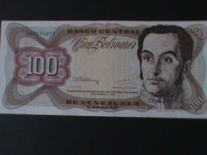 ​BOLIVIA-1992-CENTRAL BANK $100 BOLIVIANOS.UNCIRULATED NOTE-VF-LAST ONE