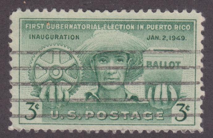 United States 983 PUERTO RICO ELECTION ISSUE 1949