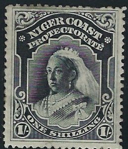 Niger Coast 48 Part Gum 1894 issue; few stains on front (an2086)