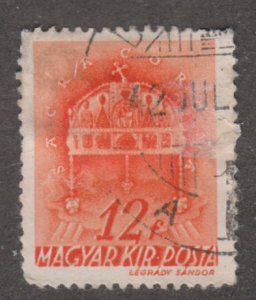 Hungary 584 Crown of St. Stephen 1941