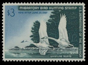 MOMEN: US STAMPS #RW33 DUCK MINT OG NH PSE GRADED CERT XF-SUP 95