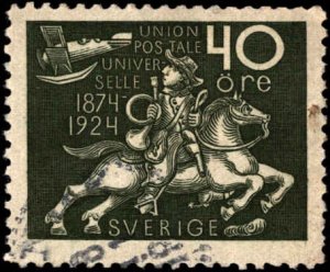 Sweden #213-220, Incomplete Set(8), 1924, UPU, Used