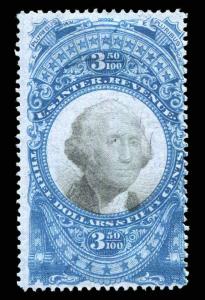 Revenue R126 $3.50 Blue & Black No Cut Cancel CV $500.00 Fine