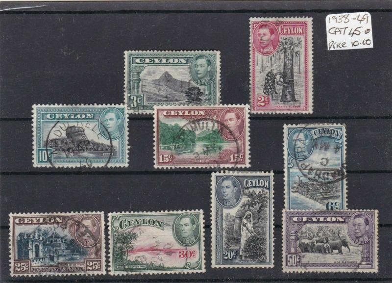 CEYLON USED STAMPS. REF 753