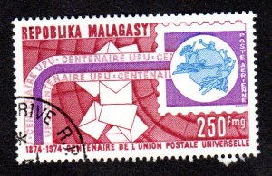 Malagasy Republic   Scott # C129   used  CAT = $ 1.25   Lot 200515
