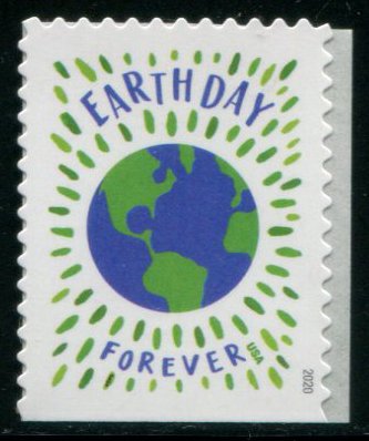 5459 US (55c) Earth Day 50th Anniv. SA, MNH bklt sgl