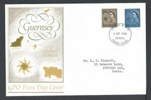 Great Britain-Guernsey, FDC