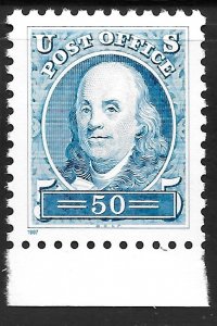 US #3139a 50c Franklin ~ MNH