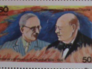 ​STATE OF OMAN STAMP-1974  WORLD FAMOUS PERSONS-CTO-FULL SHEET VERY FINE