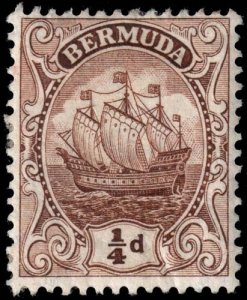 Bermuda - Scott 40 - Mint-Hinged - Poor Centering - Pencil Marks on Back