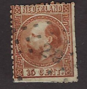 Netherlands SC#9 Used Fine  SCV$35.00...Great Value!