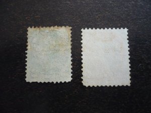 Stamps - Canada - Scott# 36-37 - Used Part Set of 2 Stamps