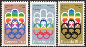 Canada  Scott  B1-B3  MNH  