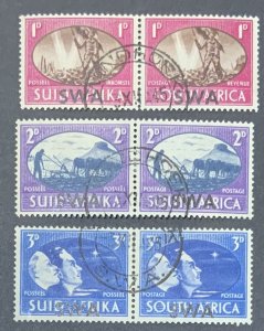 SOUTH WEST AFRICA  1945 VICTORY PAIRS SG131/133 FINE USED