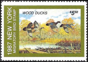 NY3 Mint,OG,NH... State Duck Stamp.. SCV $9.00