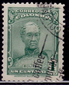 Colombia, 1939, Bolivar, 1c, Scott# 467, used