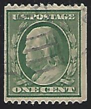 USA #385 Used Coil Stamp cv $50 (U1)