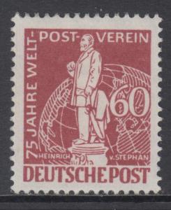 GERMANY  BERLIN - UPU 60Pf Mi 39 cv 300$ MNH**